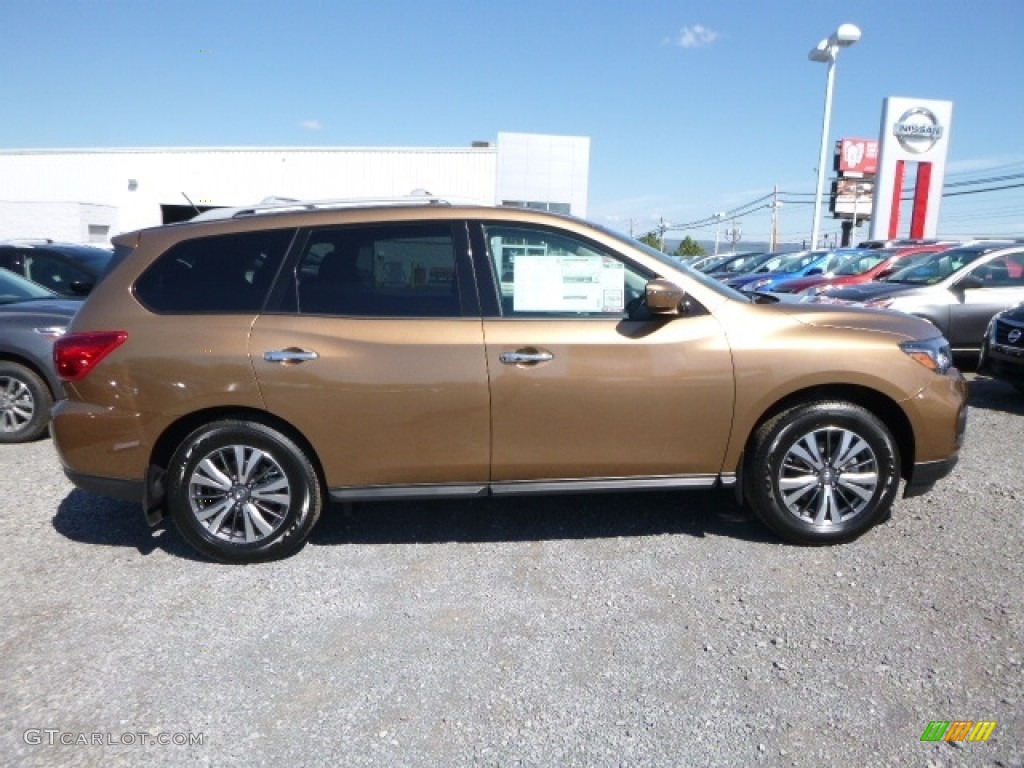 Sandstone 2017 Nissan Pathfinder SV 4x4 Exterior Photo #115850695