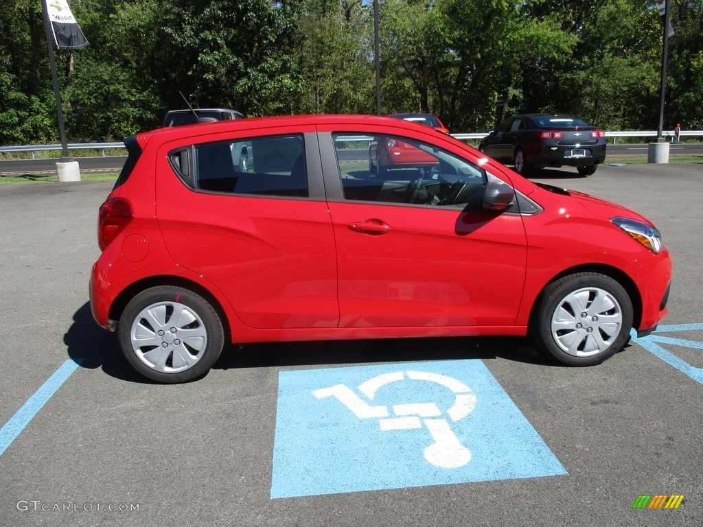 Red Hot 2017 Chevrolet Spark LS Exterior Photo #115850773