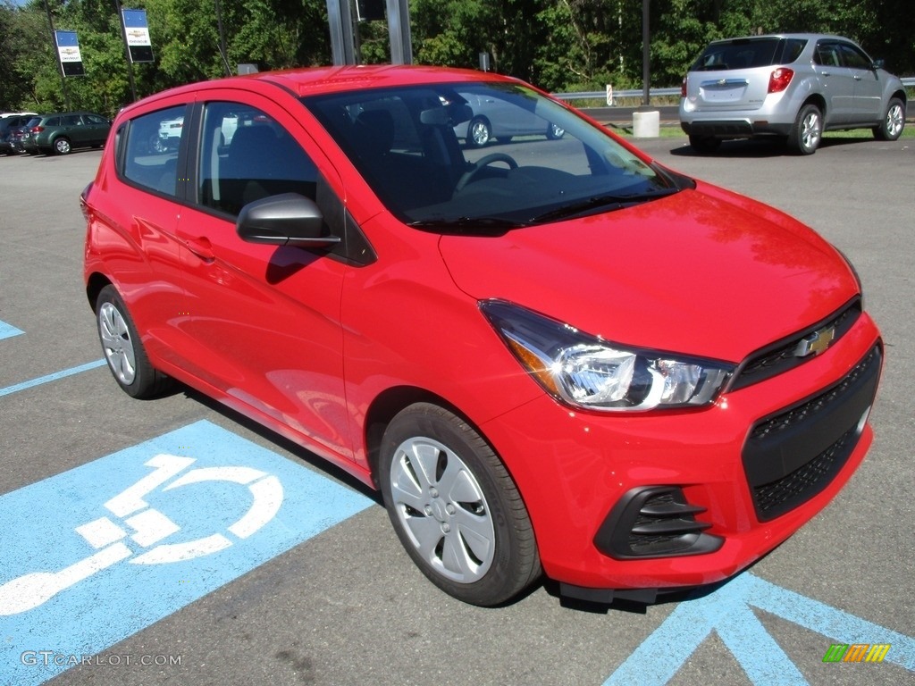 Red Hot 2017 Chevrolet Spark LS Exterior Photo #115850800