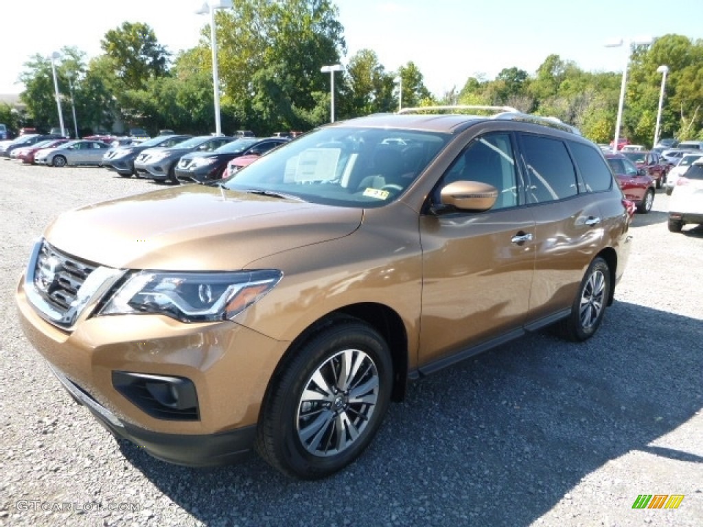 Sandstone 2017 Nissan Pathfinder SV 4x4 Exterior Photo #115850860
