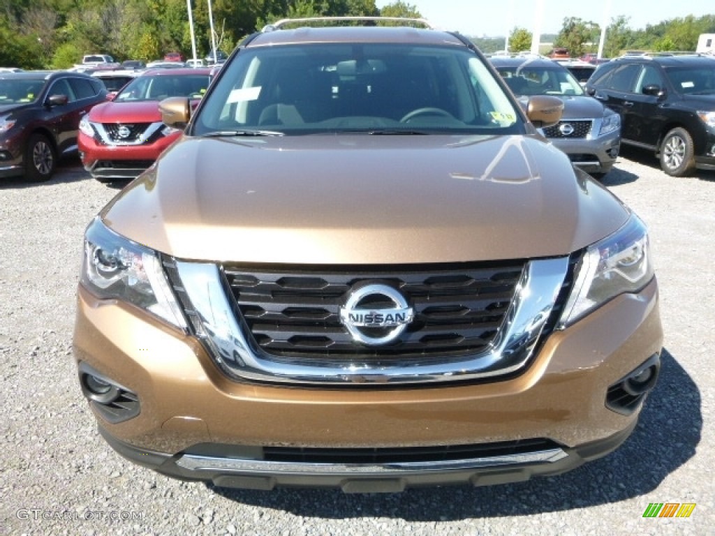 Sandstone 2017 Nissan Pathfinder SV 4x4 Exterior Photo #115850881