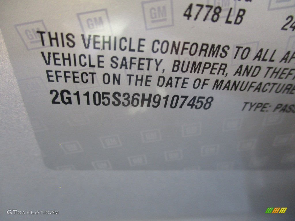 2017 Impala LT - Silver Ice Metallic / Jet Black/Dark Titanium photo #19