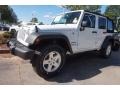 2016 Bright White Jeep Wrangler Unlimited Sport 4x4  photo #1