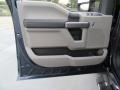 Medium Earth Gray 2017 Ford F250 Super Duty XLT Crew Cab Door Panel