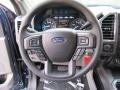 Medium Earth Gray 2017 Ford F250 Super Duty XLT Crew Cab Steering Wheel