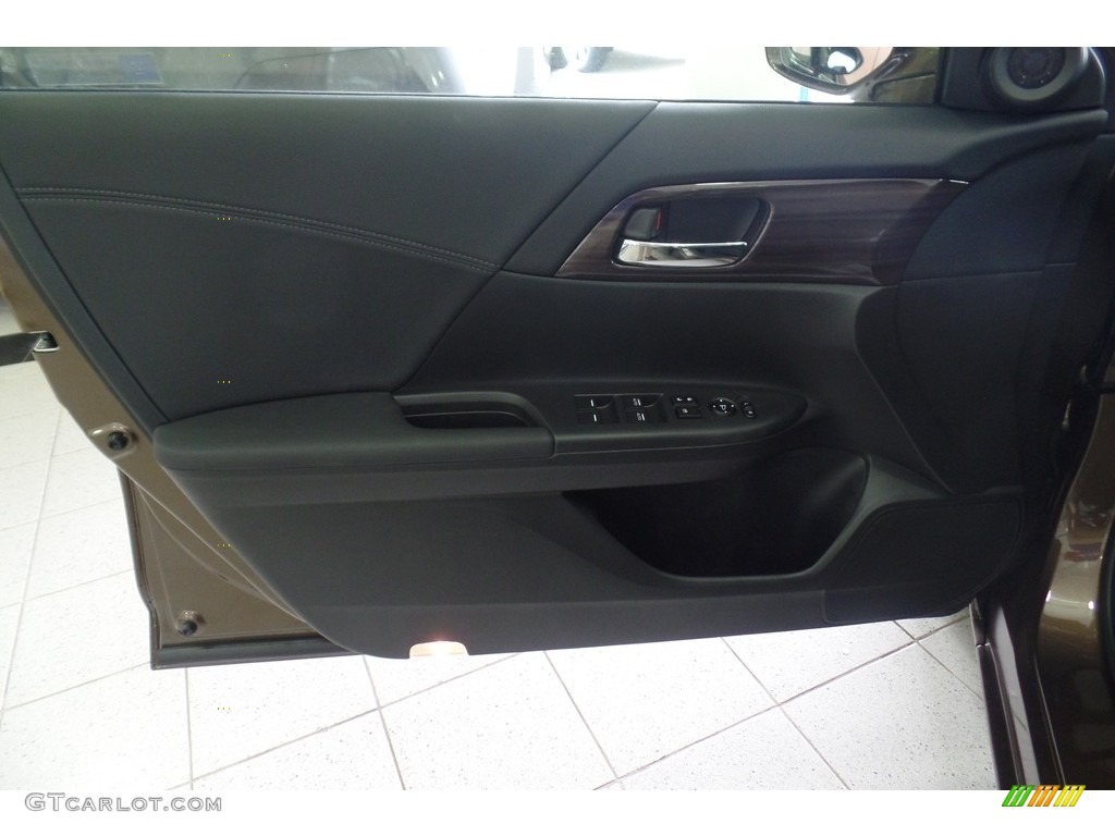 2017 Accord Hybrid Sedan - Mandarin Gold Metallic / Black photo #10