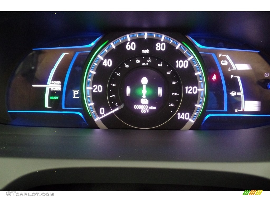 2017 Accord Hybrid Sedan - Mandarin Gold Metallic / Black photo #15
