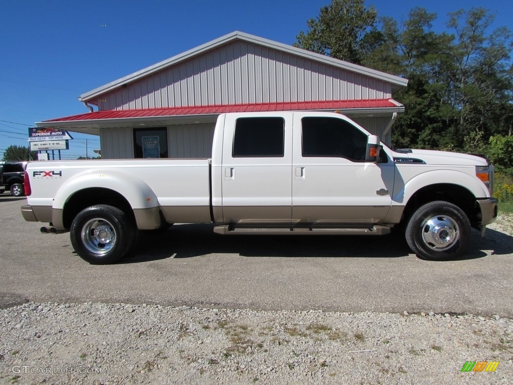 2011 White Platinum TriCoat Metallic Ford F350 Super Duty King Ranch