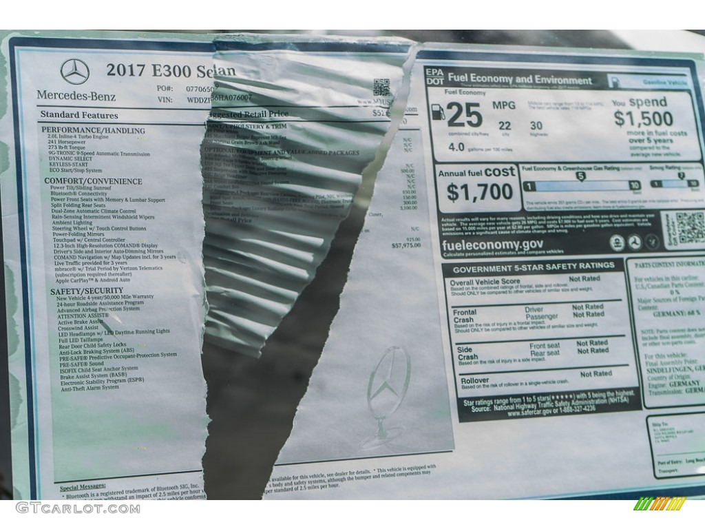 2017 E 300 Sedan - Polar White / Macchiato Beige/Black photo #11
