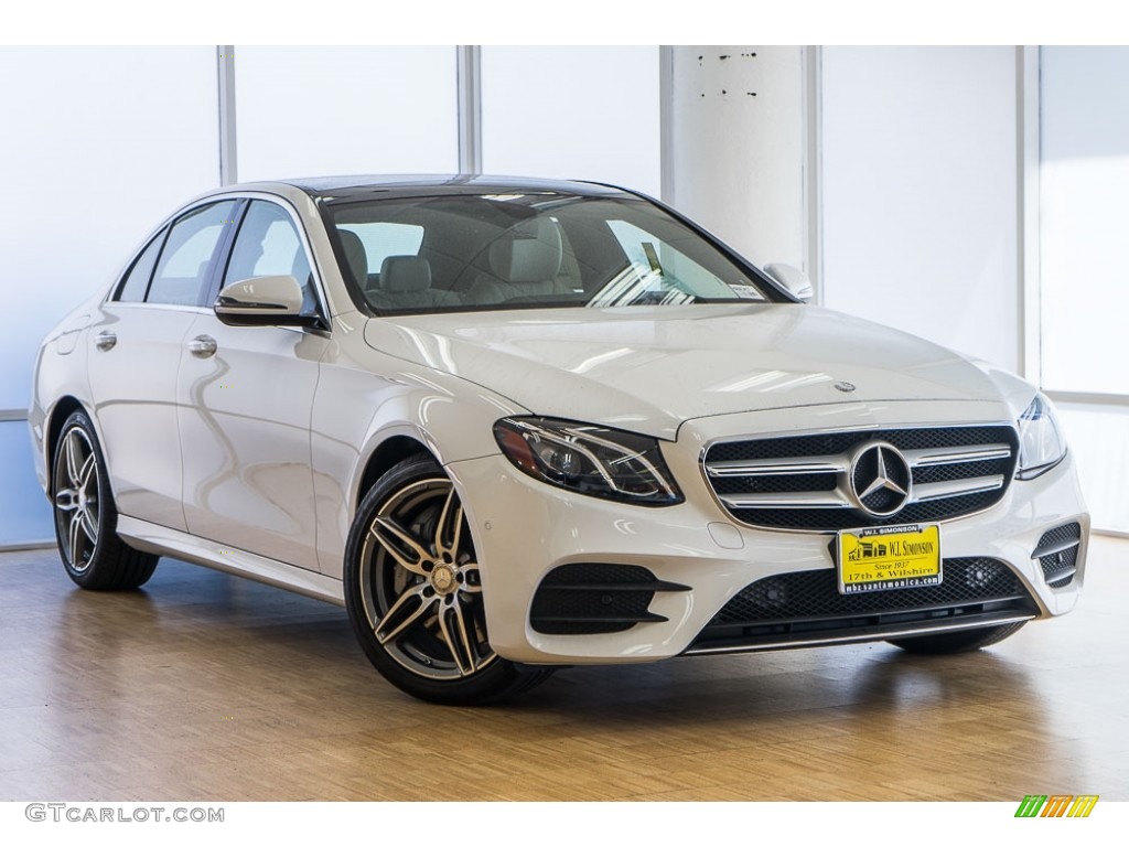 2017 E 300 Sedan - Polar White / Macchiato Beige/Black photo #12