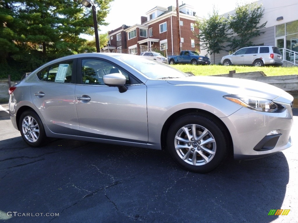 2014 MAZDA3 i Touring 4 Door - Liquid Silver Metallic / Black photo #1