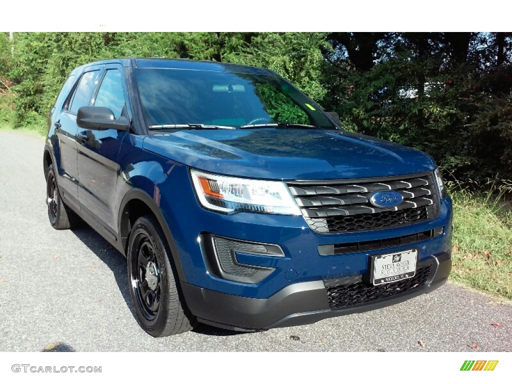 2016 Explorer Police Interceptor 4WD - Royal Blue / Ebony Black photo #4