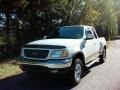 2003 Oxford White Ford F150 Lariat SuperCab 4x4  photo #2