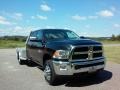 Brilliant Black Crystal Pearl 2017 Ram 3500 Tradesman Crew Cab 4x4 Chassis