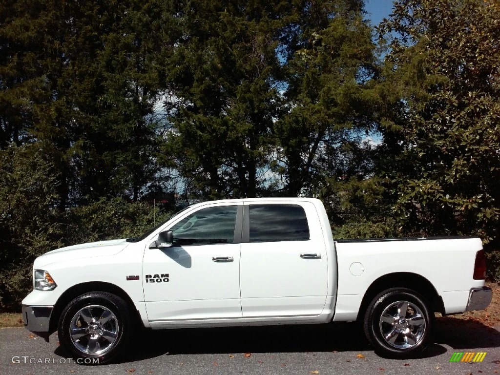 2016 1500 Big Horn Crew Cab 4x4 - Bright White / Black/Diesel Gray photo #14