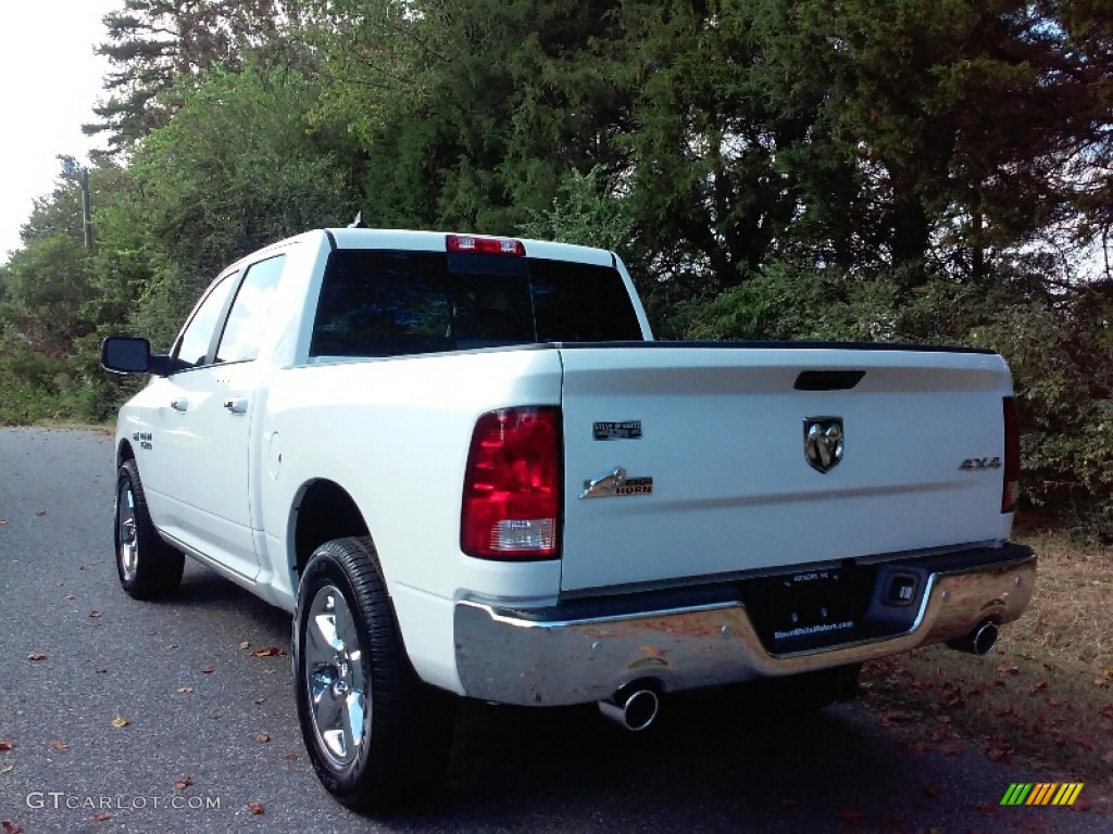 2016 1500 Big Horn Crew Cab 4x4 - Bright White / Black/Diesel Gray photo #17