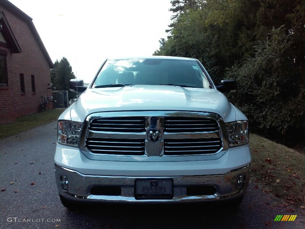 2016 1500 Big Horn Crew Cab 4x4 - Bright White / Black/Diesel Gray photo #27