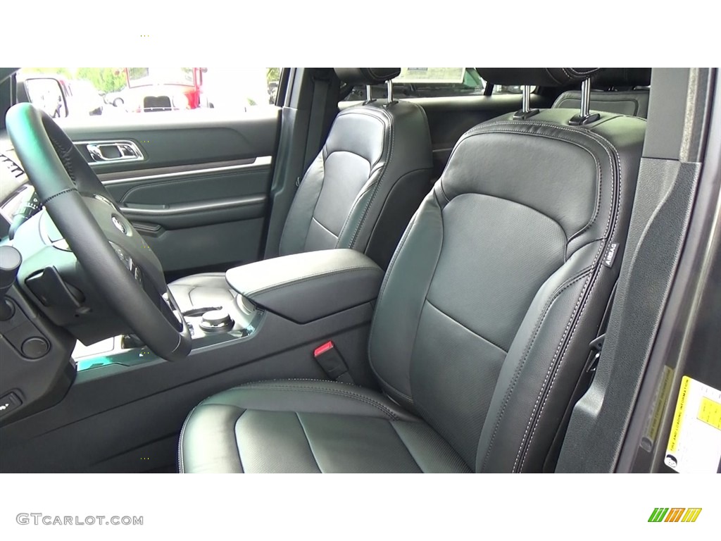 2017 Explorer Limited 4WD - Magnetic / Ebony Black photo #12