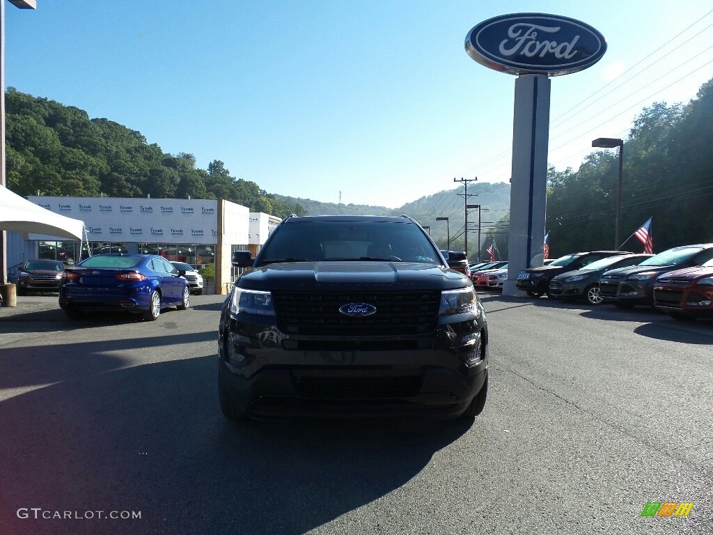 2017 Explorer Sport 4WD - Smoked Quartz / Ebony Black photo #2