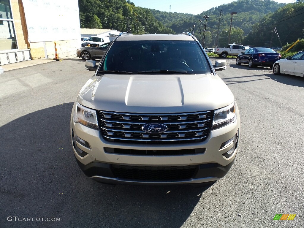 2017 Explorer Limited 4WD - White Gold / Ebony Black photo #3