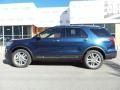 2017 Blue Jeans Ford Explorer Limited 4WD  photo #1