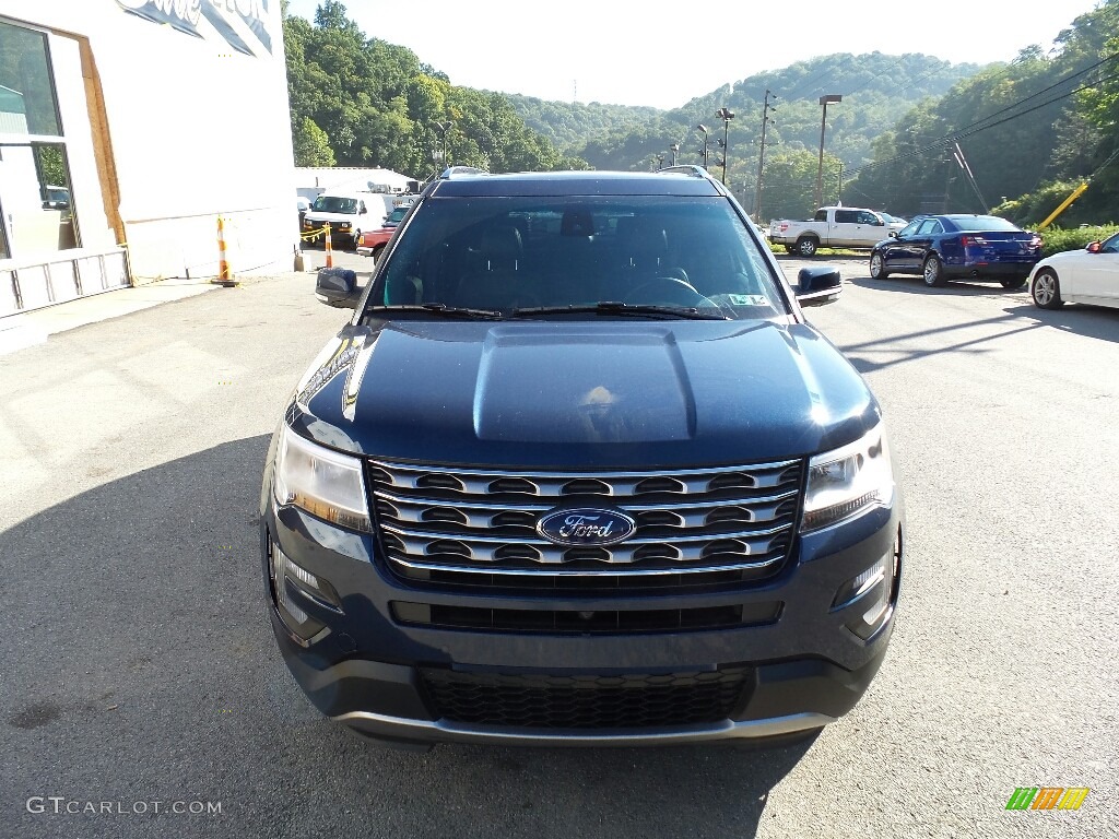 2017 Explorer Limited 4WD - Blue Jeans / Ebony Black photo #3