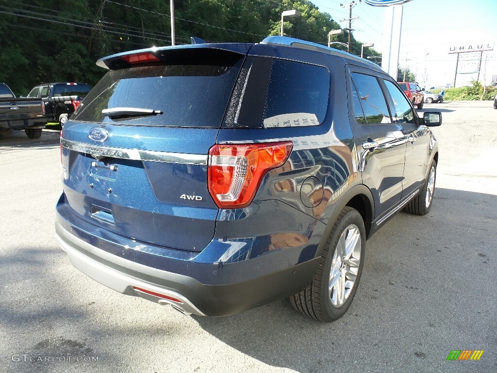 2017 Explorer Limited 4WD - Blue Jeans / Ebony Black photo #6