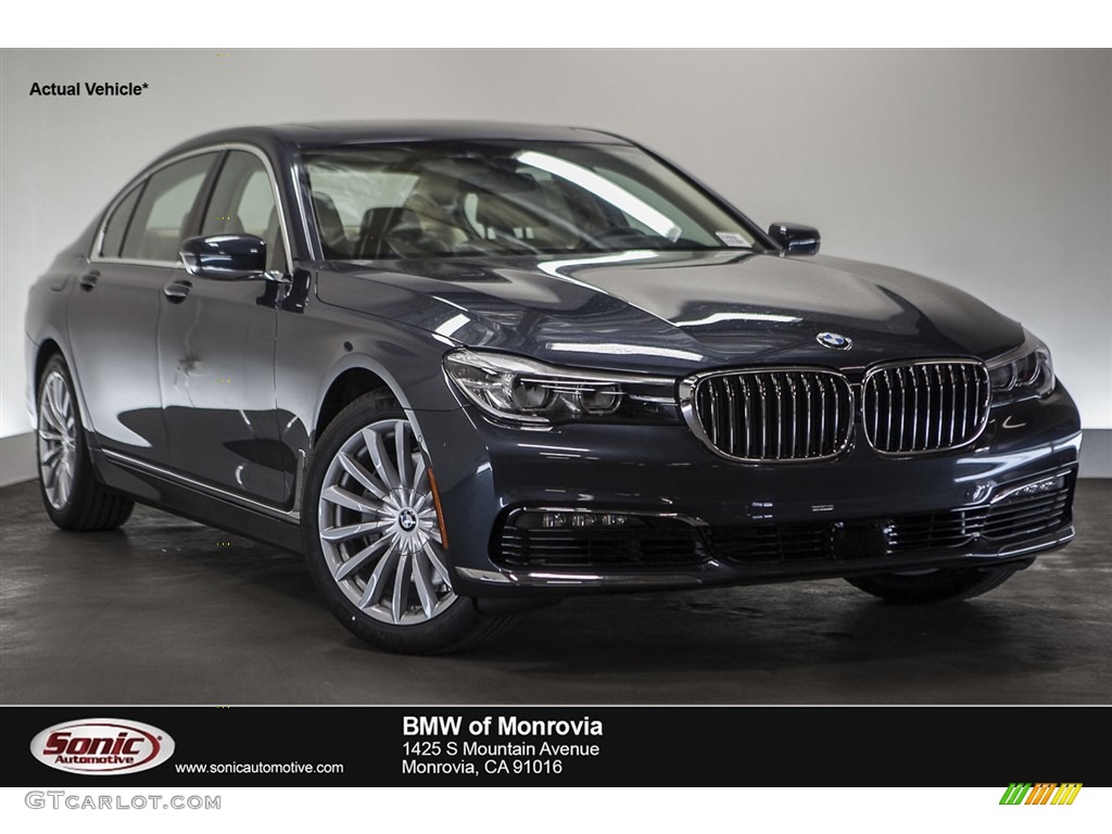 2017 7 Series 740i Sedan - Arctic Gray Metallic / Canberra Beige photo #1