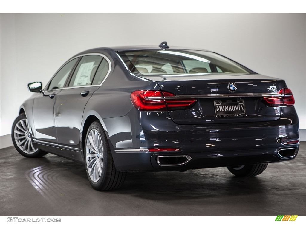 2017 7 Series 740i Sedan - Arctic Gray Metallic / Canberra Beige photo #3