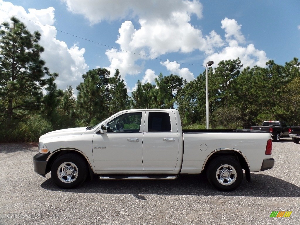 2009 Ram 1500 ST Quad Cab - Stone White / Dark Slate/Medium Graystone photo #2