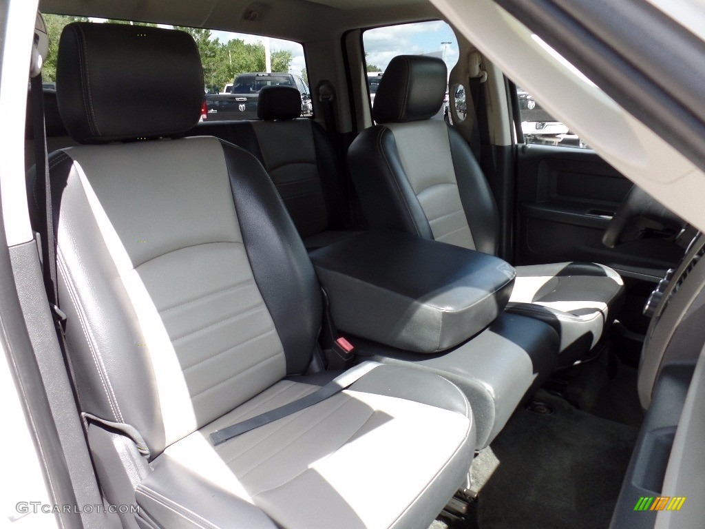 2009 Ram 1500 ST Quad Cab - Stone White / Dark Slate/Medium Graystone photo #12