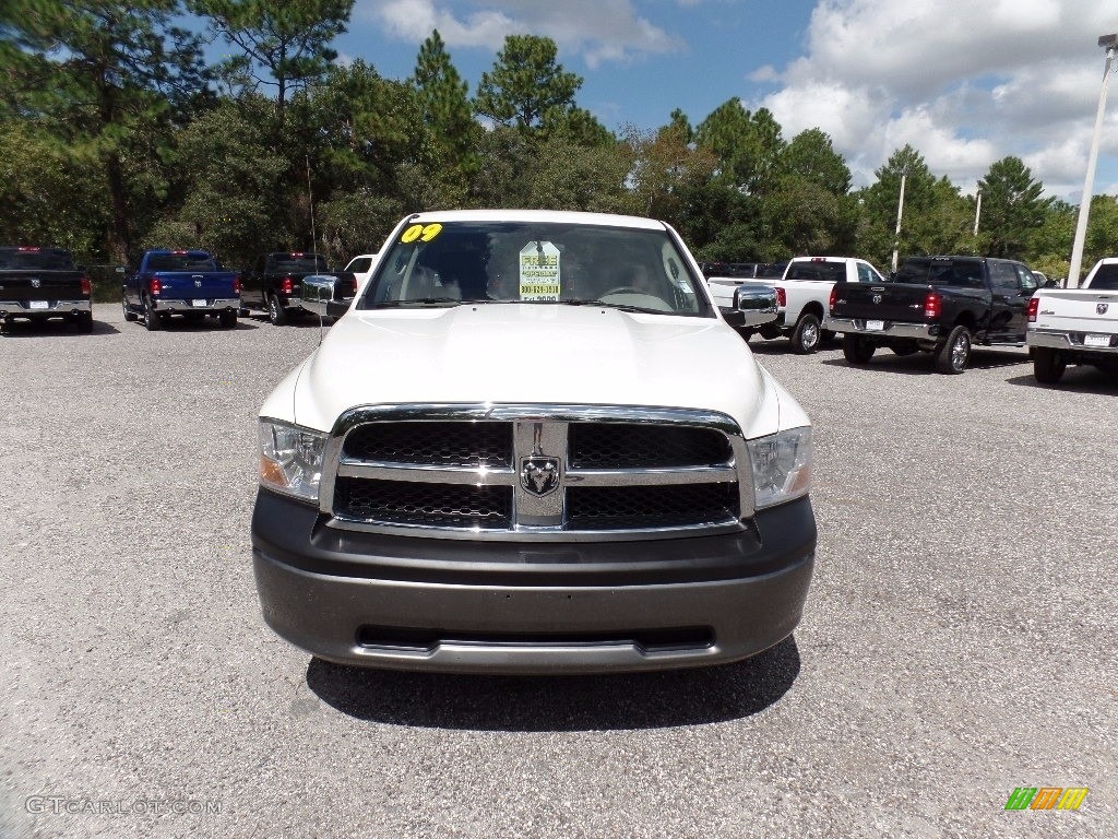 2009 Ram 1500 ST Quad Cab - Stone White / Dark Slate/Medium Graystone photo #13