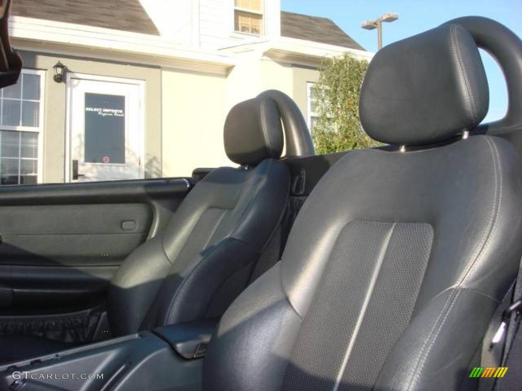 2002 SLK 320 Roadster - Firemist Red Metallic / Charcoal photo #8