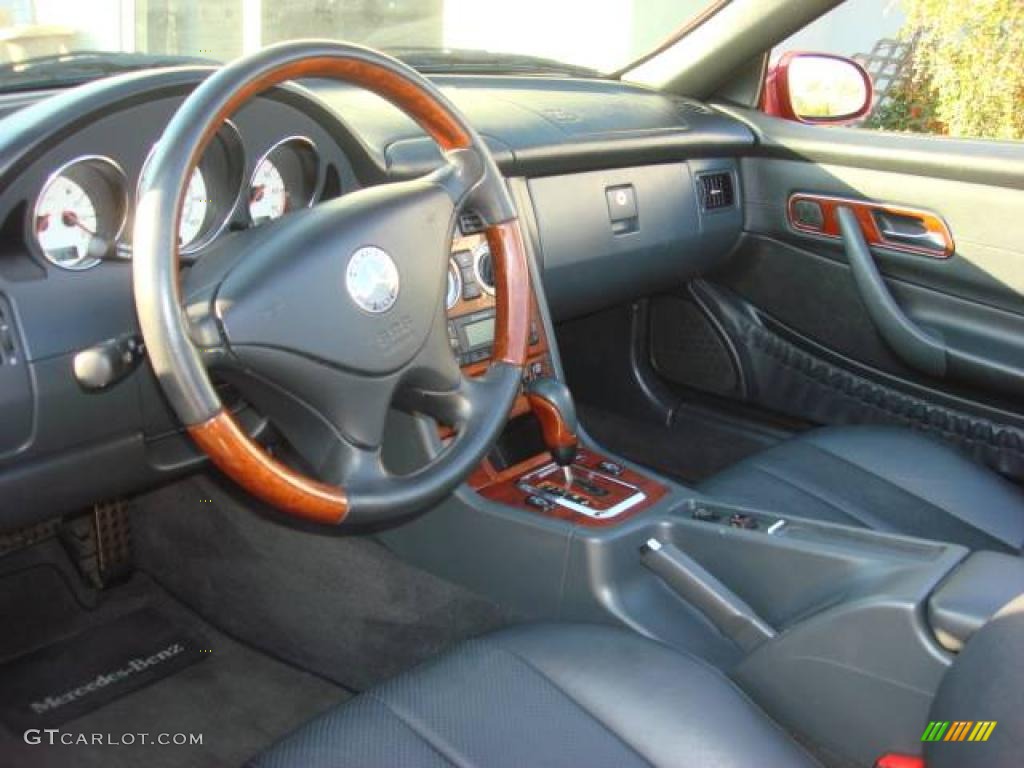 2002 SLK 320 Roadster - Firemist Red Metallic / Charcoal photo #10