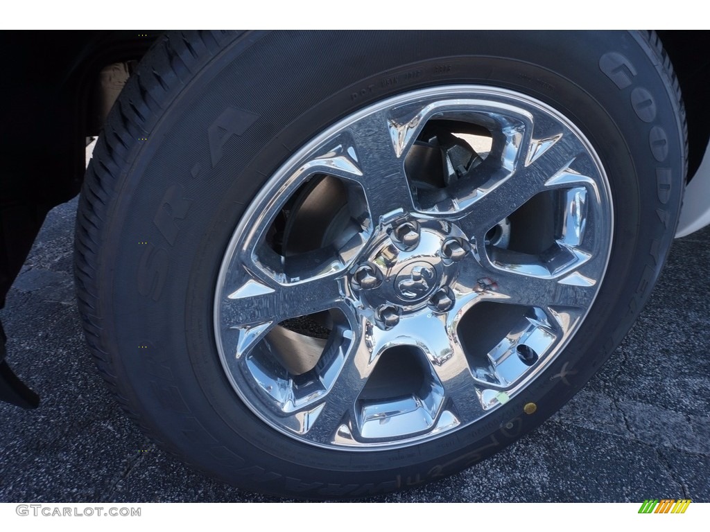 2017 1500 Laramie Crew Cab - Bright White / Canyon Brown/Light Frost Beige photo #5