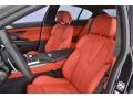 2017 BMW M6 Sakhir Orange/Black Interior Front Seat Photo