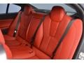 2017 BMW M6 Sakhir Orange/Black Interior Rear Seat Photo