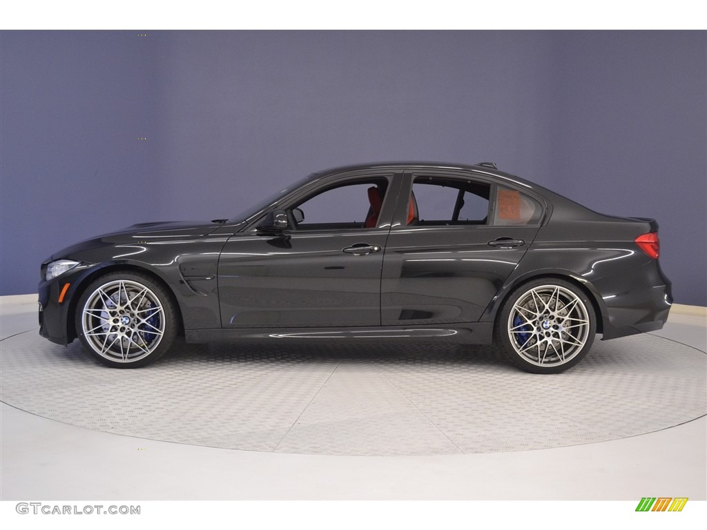 Black Sapphire Metallic 2017 BMW M3 Sedan Exterior Photo #115870242