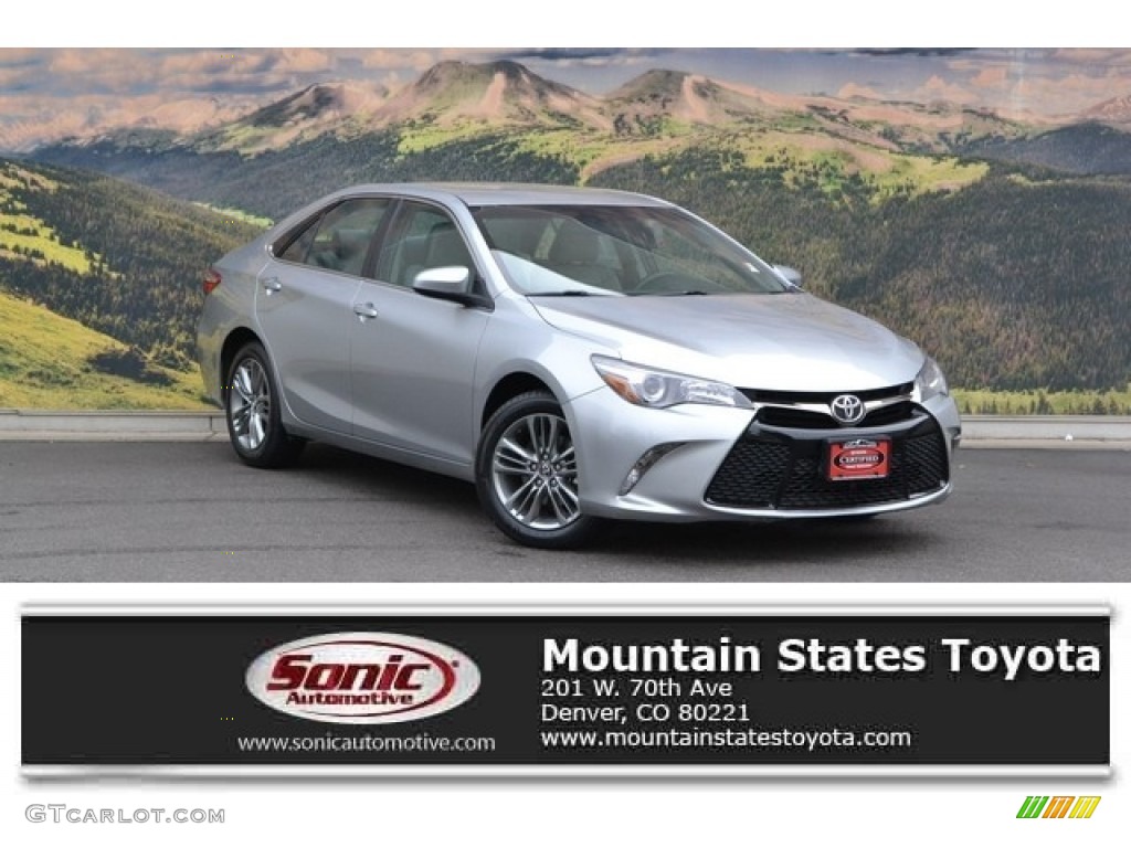 2015 Camry SE - Celestial Silver Metallic / Black photo #1