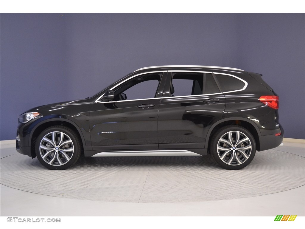 Jet Black 2017 BMW X1 xDrive28i Exterior Photo #115870629