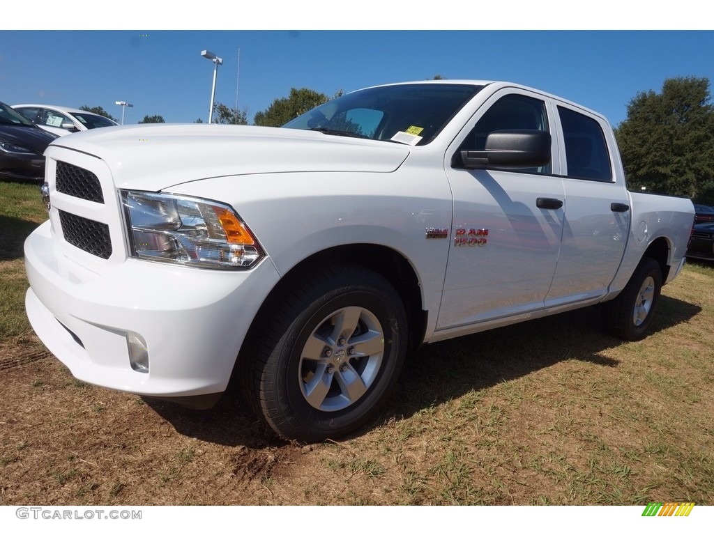 2017 1500 Express Crew Cab - Bright White / Black/Diesel Gray photo #1