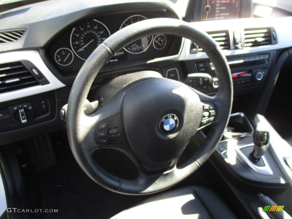 2014 3 Series 320i xDrive Sedan - Alpine White / Black photo #15