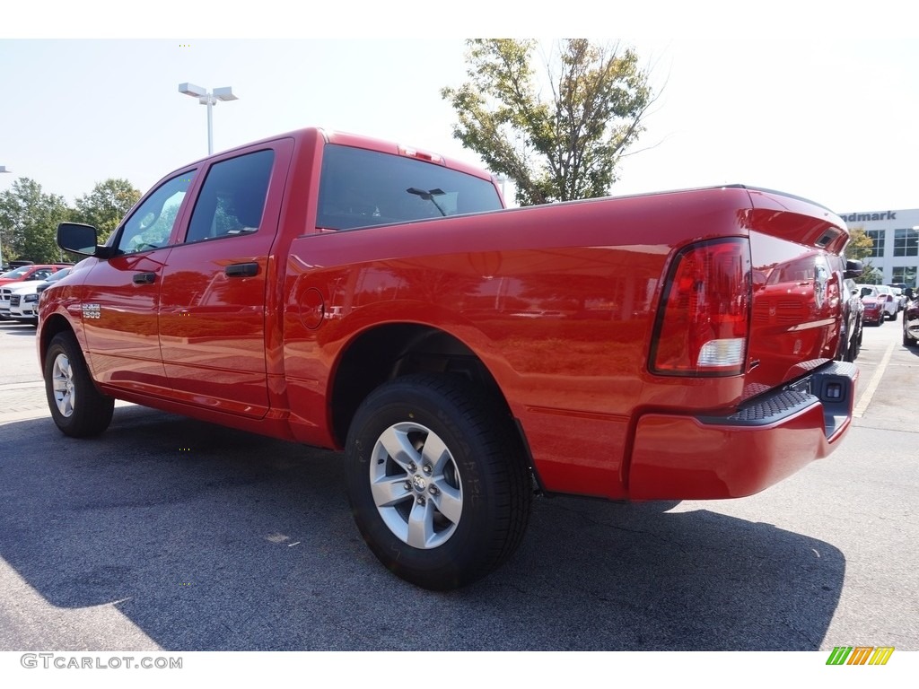 2017 1500 Express Crew Cab - Flame Red / Black/Diesel Gray photo #2