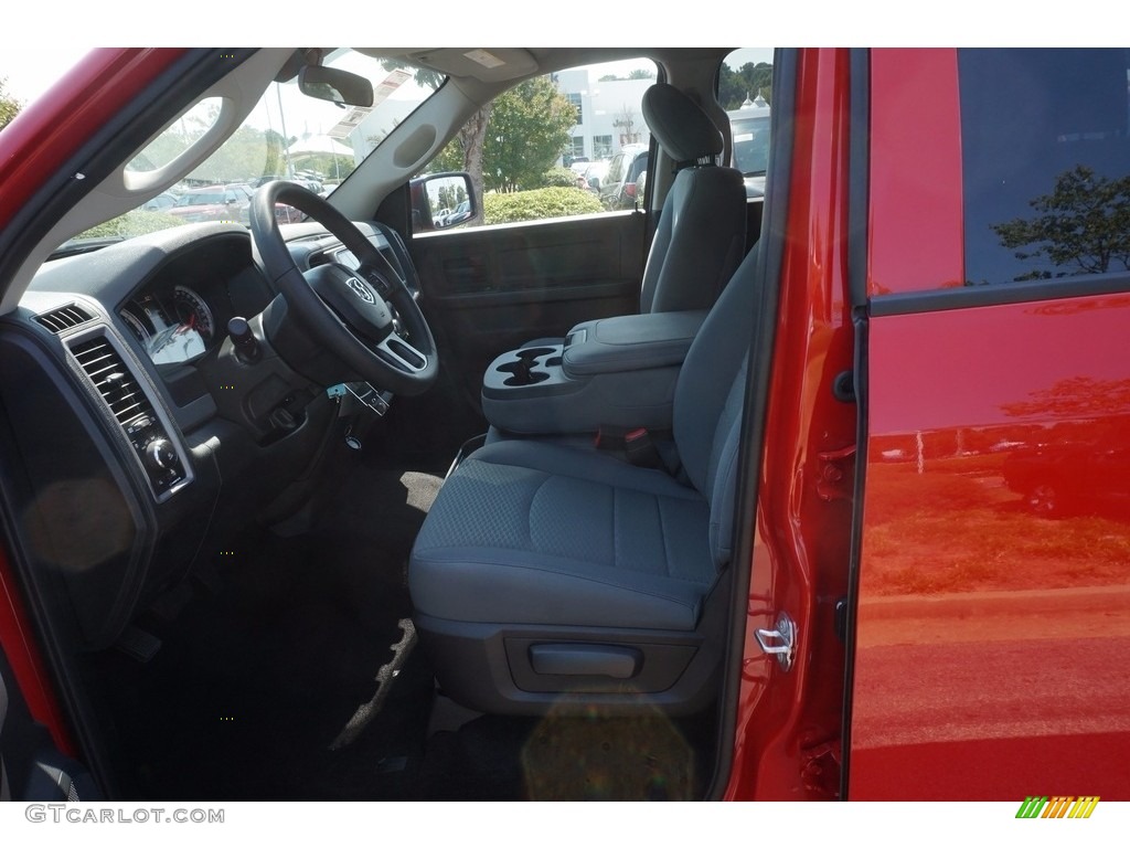 2017 1500 Express Quad Cab - Flame Red / Black/Diesel Gray photo #7