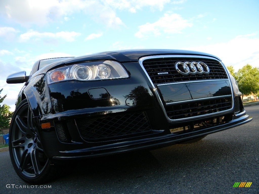 2007 S4 4.2 quattro Sedan - Brilliant Black / Ebony/Silver photo #1