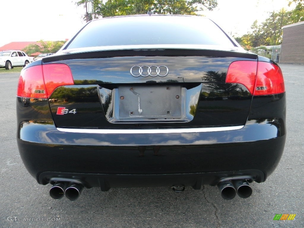 2007 S4 4.2 quattro Sedan - Brilliant Black / Ebony/Silver photo #9