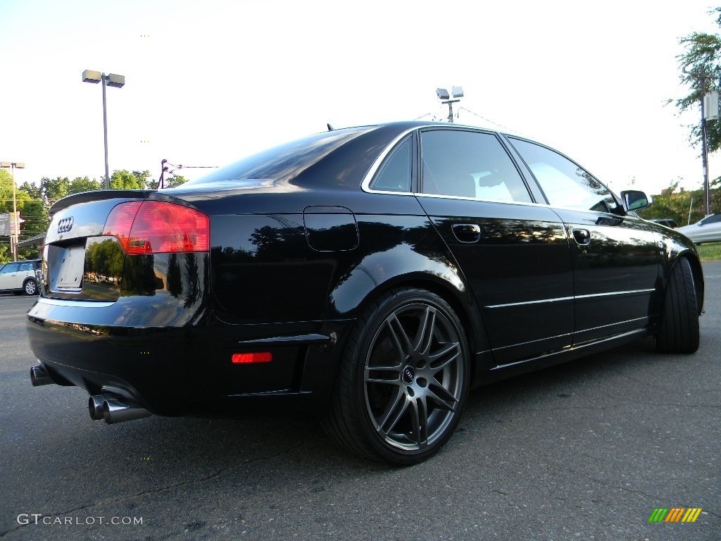 2007 S4 4.2 quattro Sedan - Brilliant Black / Ebony/Silver photo #10