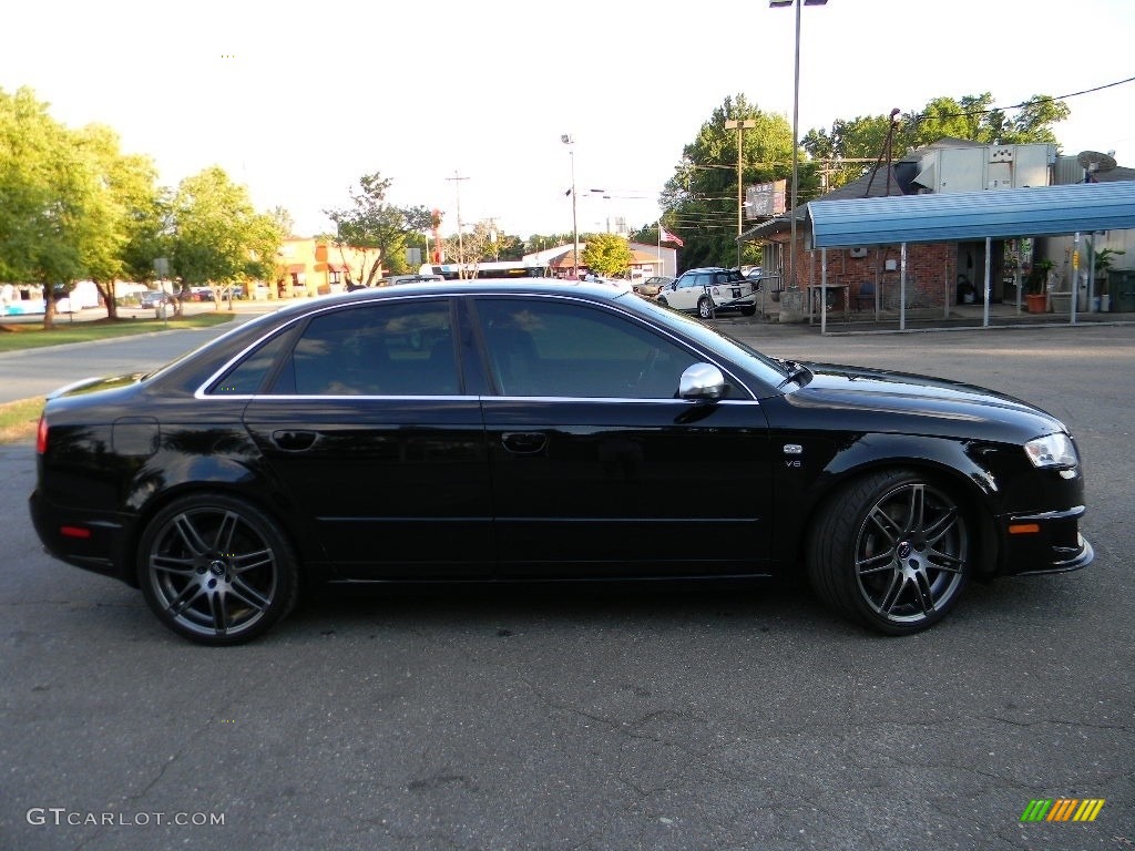 2007 S4 4.2 quattro Sedan - Brilliant Black / Ebony/Silver photo #11