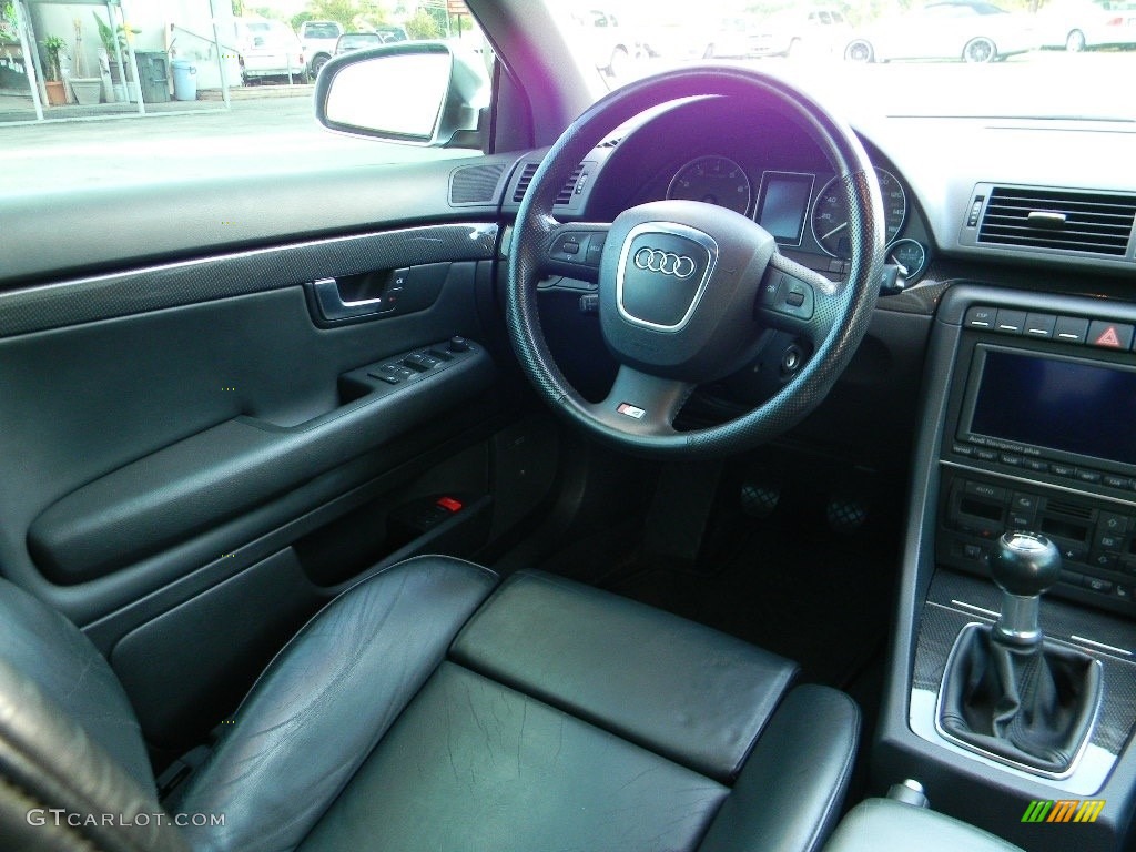2007 S4 4.2 quattro Sedan - Brilliant Black / Ebony/Silver photo #13
