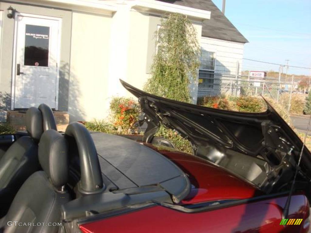 2002 SLK 320 Roadster - Firemist Red Metallic / Charcoal photo #18